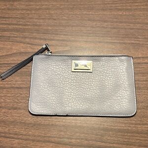 Juicy Couture Gray Clutch Wristlet Purse Wallet
